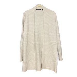 Cyrus Cream Open Ribbed Cardigan